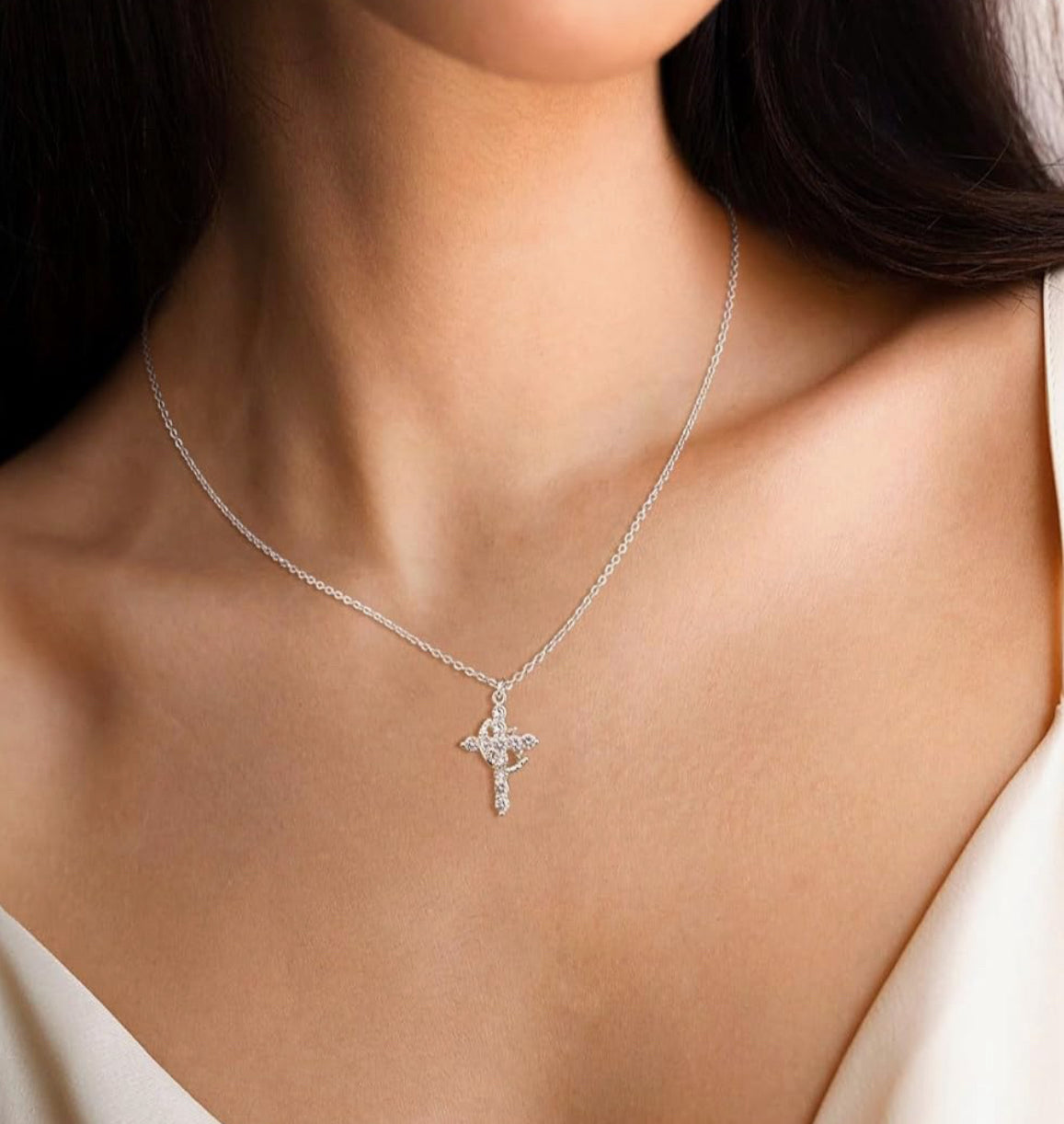 Crown Cross Necklaces