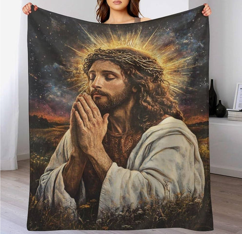 Jesus Throw Blankets