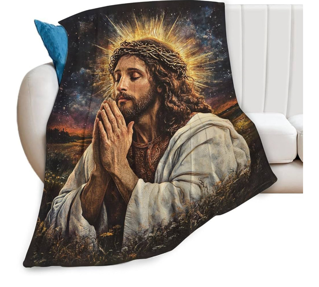 Jesus Throw Blankets