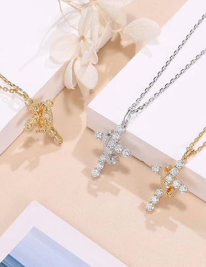 Crown Cross Necklaces