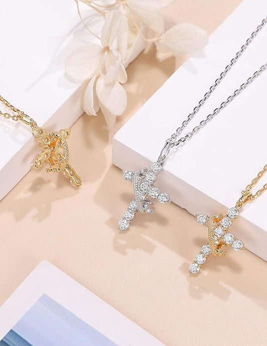 Crown Cross Necklaces