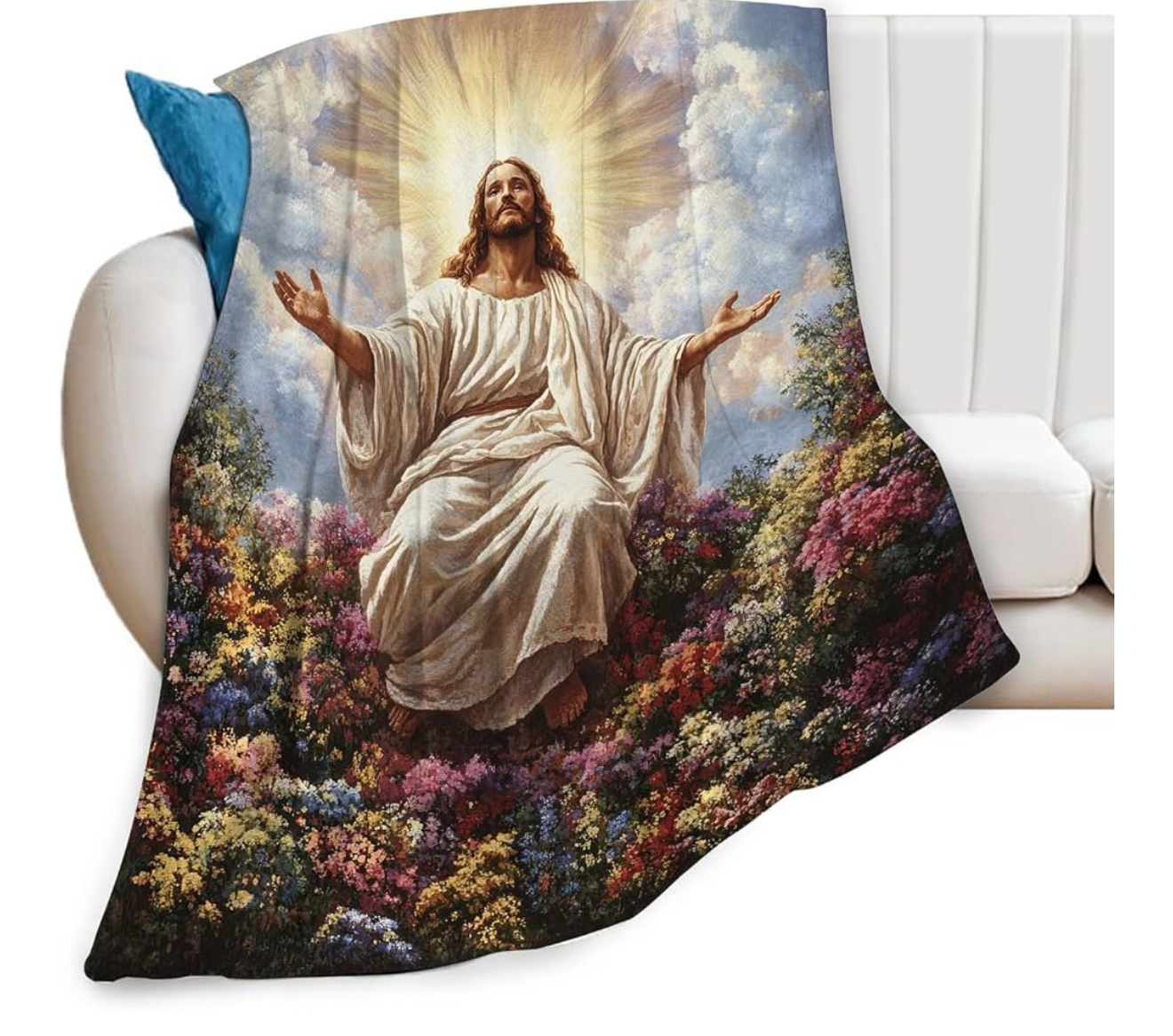 Jesus Throw Blankets