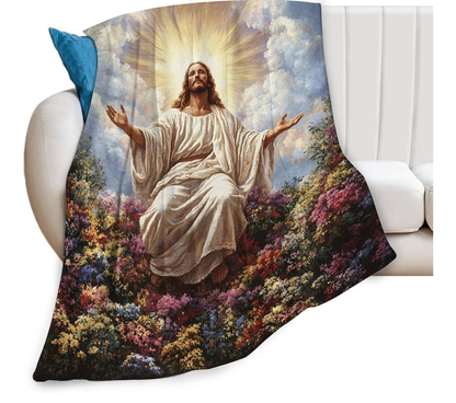 Jesus Throw Blankets