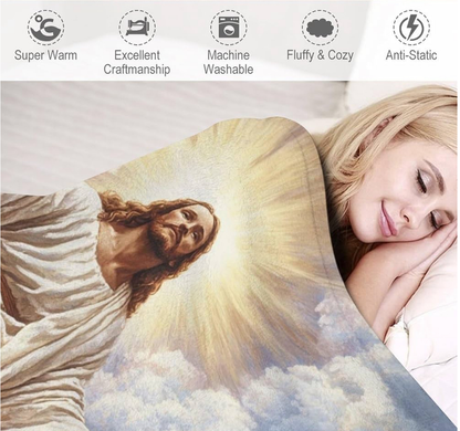 Jesus Throw Blankets