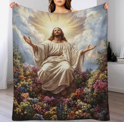 Jesus Throw Blankets